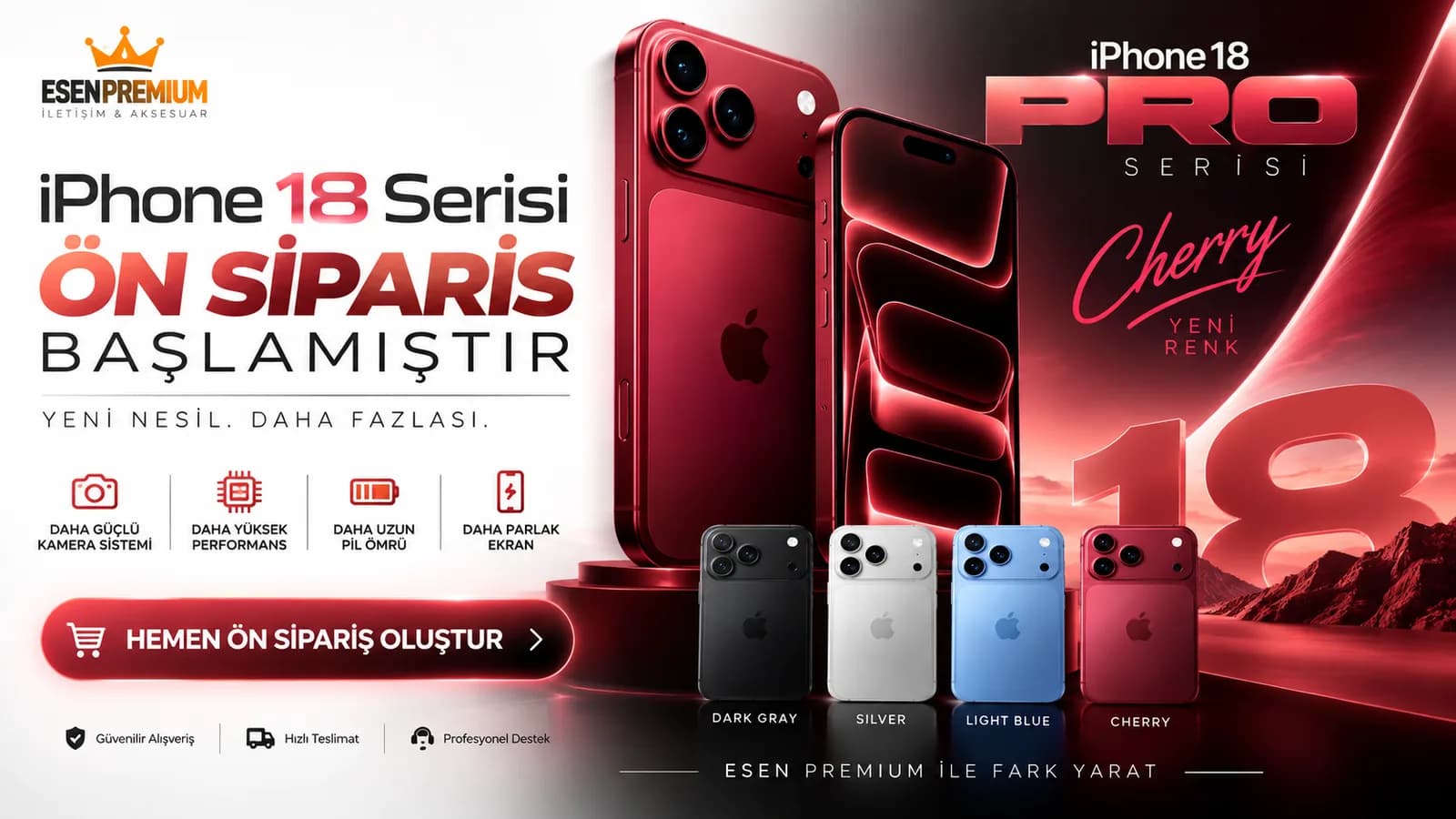 Iphone 18 Pro Max Şimdi ön sipariş